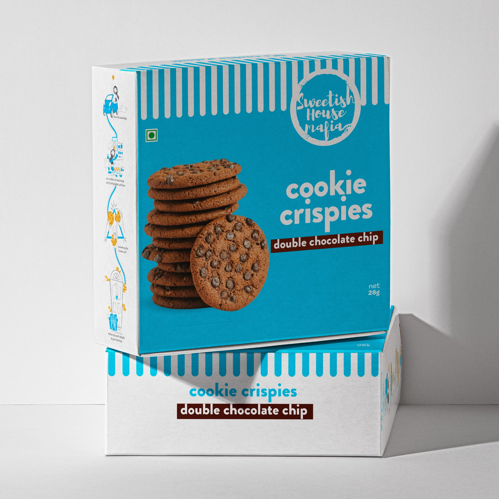 Double Chocolate Chip Cookie Crispies Pack of 2