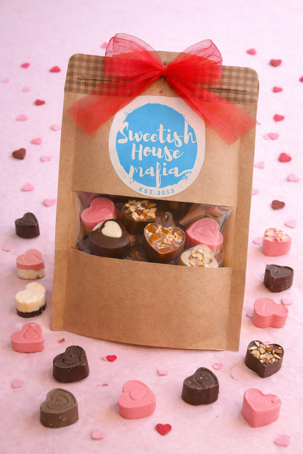Heart-shaped Chocolate Treats