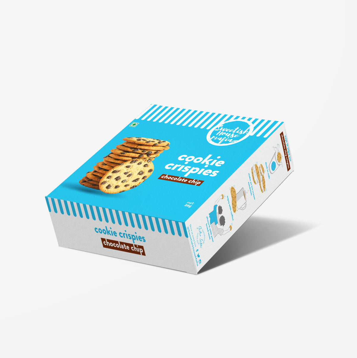 Classic Chocolate Chip Cookie Crispies Pack of 2
