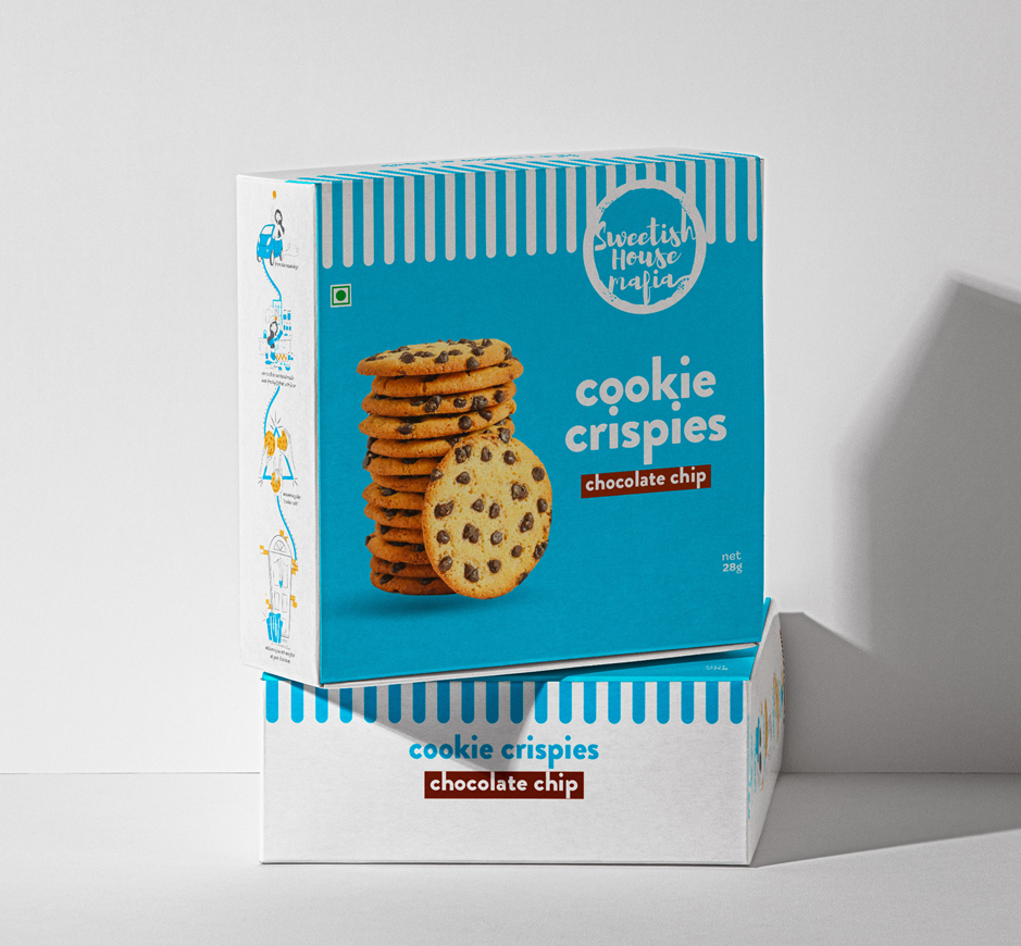 Classic Chocolate Chip Cookie Crispies Pack of 2
