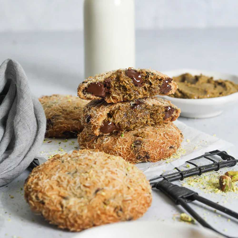 Chocolate Chip Kunafa Cookie - With Egg