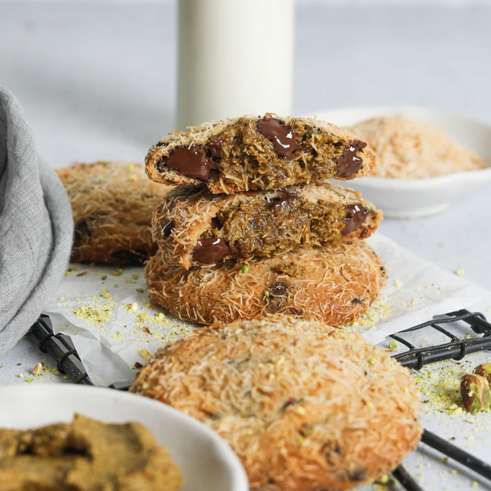 Chocolate Chip Kunafa Cookie