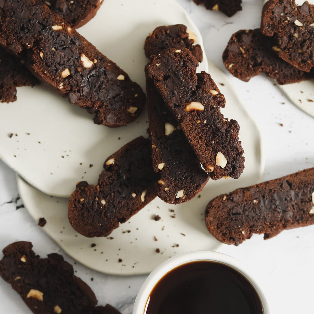 Chocolate Hazelnut Biscotti