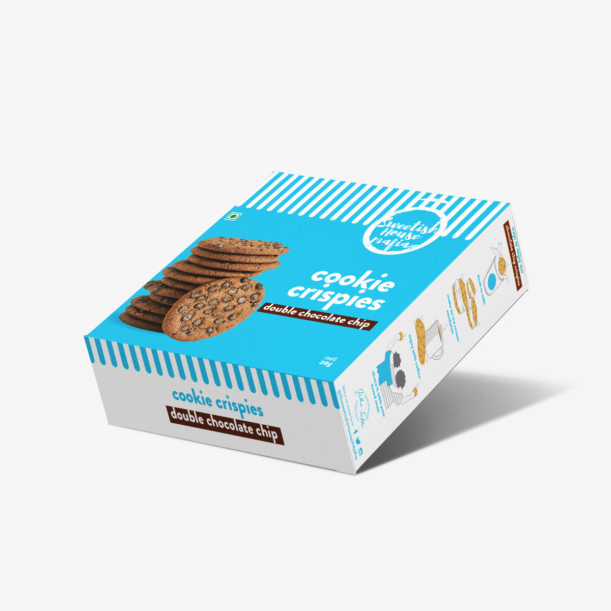 Double Chocolate Chip Cookie Crispies Pack of 2