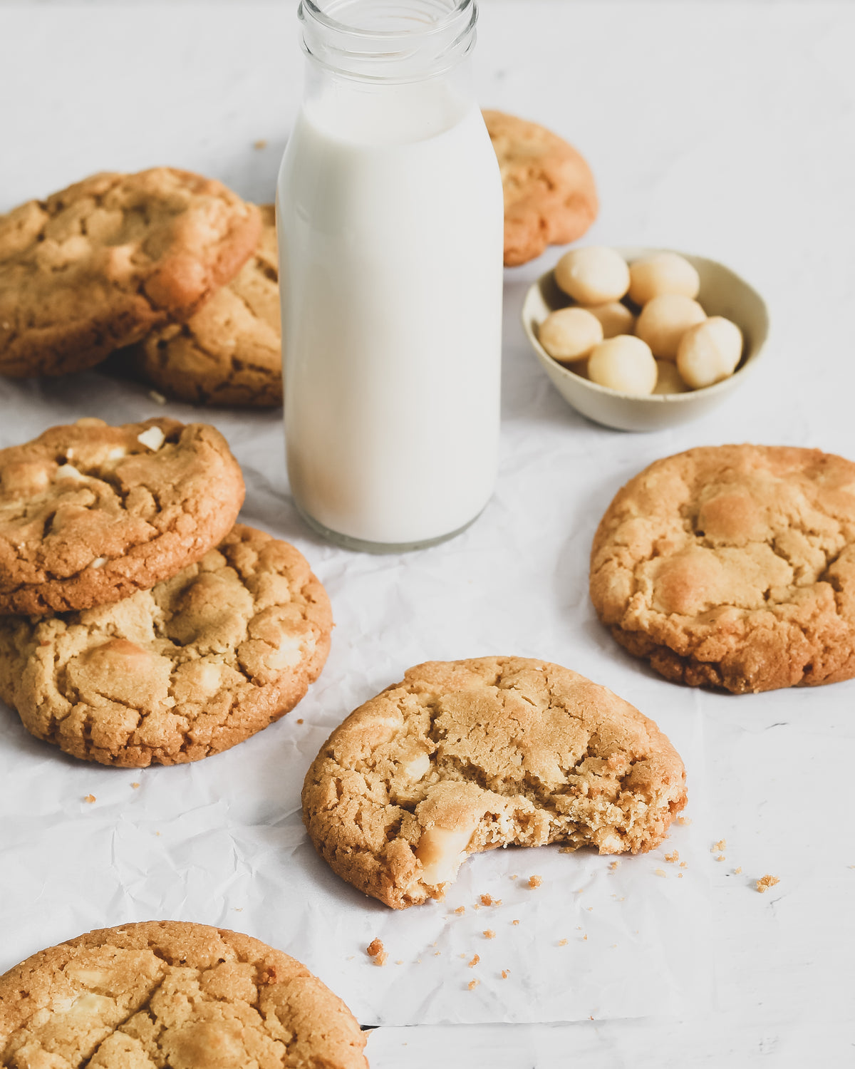 White Chocolate Macadamia - Eggless
