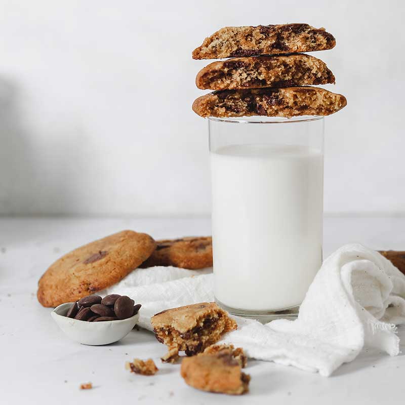 Chocolate Chip Cookies (eggless)