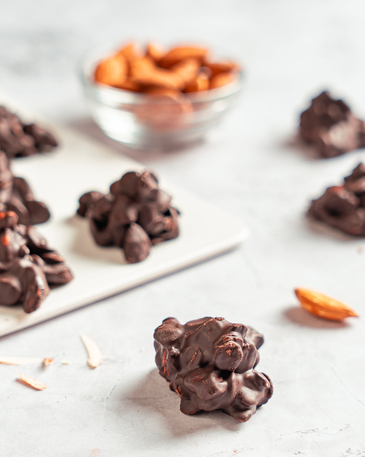 Dark Chocolate Almond Ragi Flakes - Sweetish House Mafia