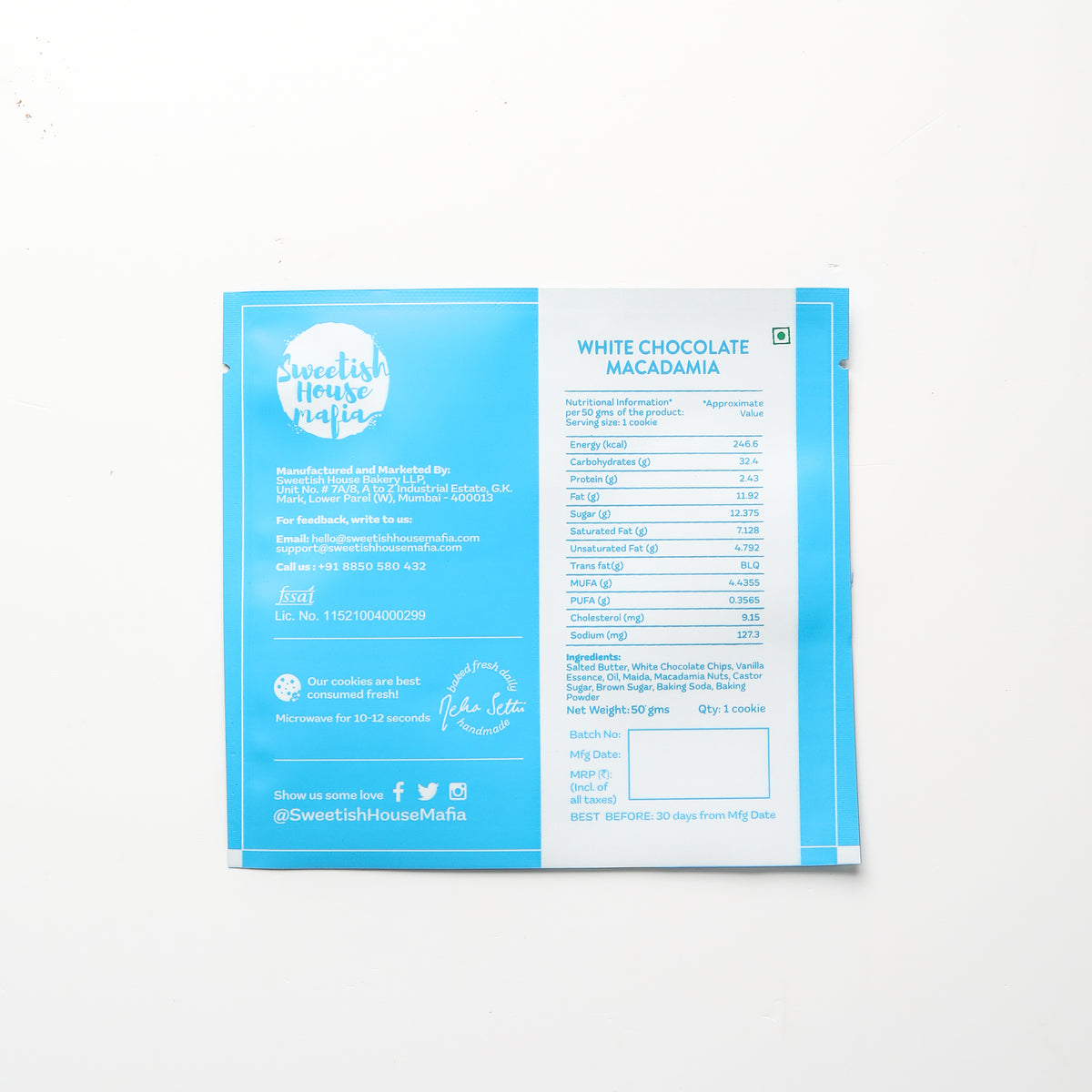 White Chocolate Macadamia Cookie