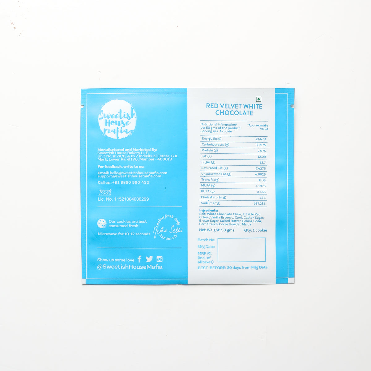 Red Velvet White Chocolate Chip Cookies